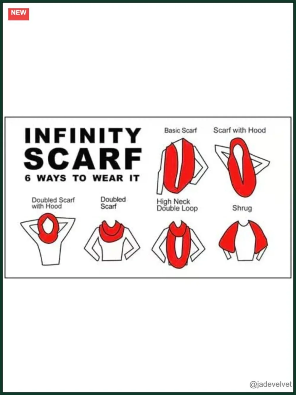 Dinosaur Print Infinity Scarf Lightweight Polyester Fashion Scarf
